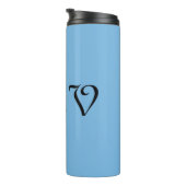 Cornflower Blue Thermosbecher (Nach rechts gedreht)