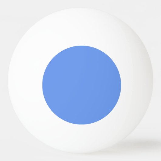Cornflower Blue Tischtennisball (Vorderseite)