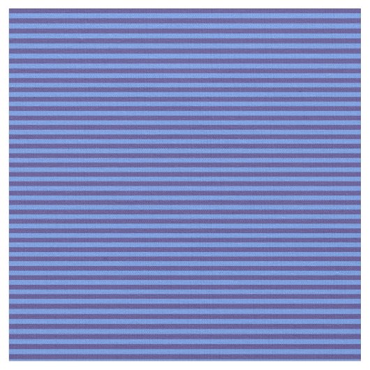 Cornflower Blue und Dark Slate Blue Streifen Stoff (Nahaufnahme)