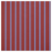 Cornflower Blue und Maroon-Muster Stoff (Muster)