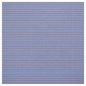 Cornflower Blue und Sienna Farbige Streifen Stoff (Muster)