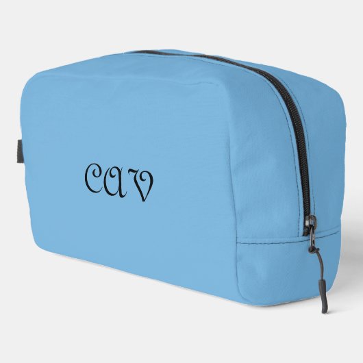 Cornflower Blue Waschbeutel (Rechte Ecke)