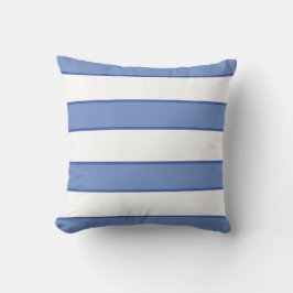 Cornflower Blue White Nautical Elegante Moderne Kissen