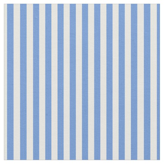 Cornflower Blue & White Stoff (Nahaufnahme)