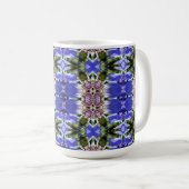 CORNFLOWER-BLUME KAFFEETASSE (VorderseiteRechts)