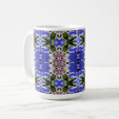 CORNFLOWER-BLUME KAFFEETASSE (Vorderseite Links)