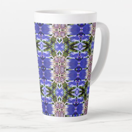 CORNFLOWER-BLUME MILCHTASSE (Rechte Ecke)