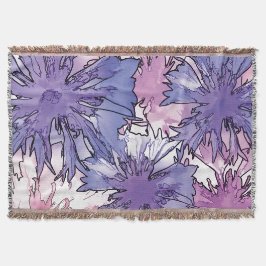 Cornflower Collage Decke (Vorderseite)
