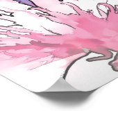 Cornflower Collage Poster (Ecke)