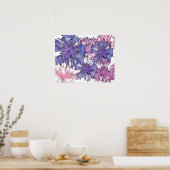 Cornflower Collage Poster (Küche)