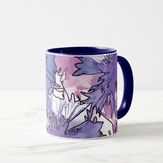 Cornflower Collage Tasse (VorderseiteRechts)