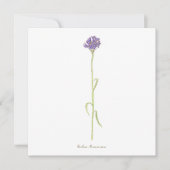 Cornflower Karte (Vorderseite)