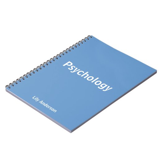 Cornflower Reflections: Personalisierte Psychologi Notizblock (Linke Seite)