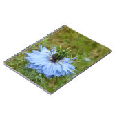 Cornflower Spiral Foto Notebook Notizblock (Linke Seite)