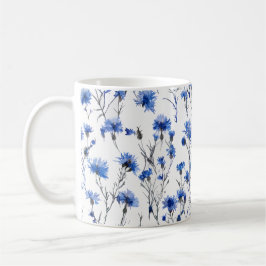 Cornflower Tasse White Blue