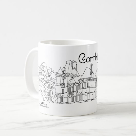 Cornhill Castle Scotland Kaffeetasse (Vorderseite Links)