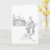 Cornhill Castle Scotland Karte (Gelbe Blume)