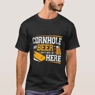 Cornhole and Beer Funny Drink Alkohol Grafik T-Shirt