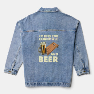 Cornhole and Beer Lawn Game Bean Bags Sack Tos C Jeansjacke