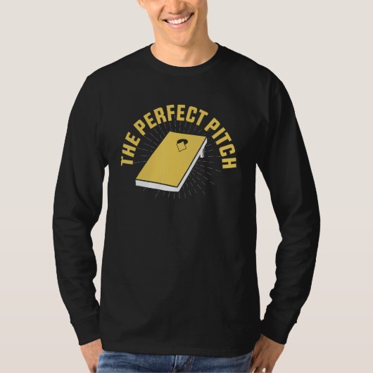 Cornhole Apperal The Perfect Pitch Cornhole 2 T-Shirt (Vorderseite)