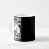 Cornhole Bean Bag Player Champ Vater Tochter Vater Kaffeetasse (Vorderseite Links)