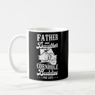 Cornhole Bean Bag Player Champ Vater Tochter Vater Kaffeetasse