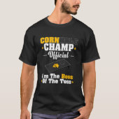 Cornhole Champ, Boss of the Toss T-Shirt (Vorderseite)