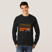 Cornhole Champion Cornhole Cornhole Champion T-Shirt (Vorne ganz)