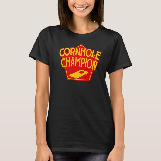 Cornhole Champion Cornhole Team Bean Bag Cornhol T-Shirt (Vorderseite)
