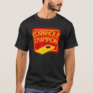 Cornhole Champion Cornhole Team Bean Bag Cornhol T-Shirt
