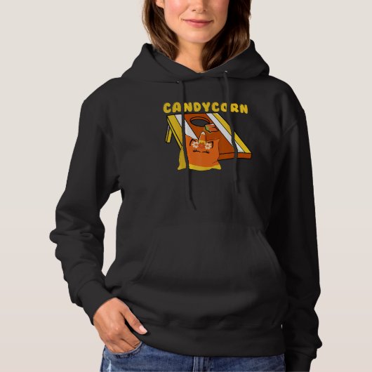 Cornhole Corn Hole Candycorn Hoodie (Vorderseite)