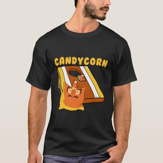 Cornhole Corn Hole Candycorn T-Shirt (Vorderseite)