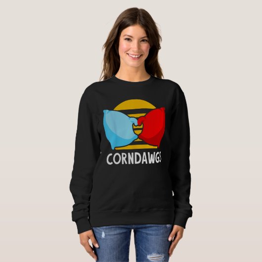 Cornhole Corn Hole Corndawgs Sweatshirt (Vorne ganz)