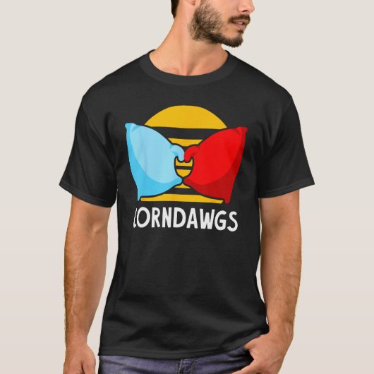 Cornhole Corn Hole Corndawgs T-Shirt (Vorderseite)