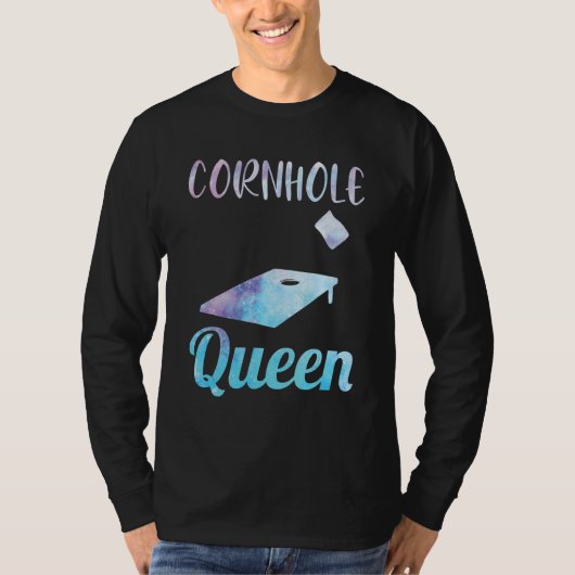 Cornhole Corn Hole Cornhole Queen T-Shirt (Vorderseite)