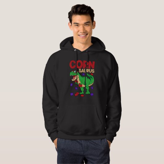 Cornhole Corn Hole Cornsaurus Hoodie (Vorne ganz)