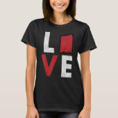 Cornhole Corn Hole LOVE 1 T-Shirt (Vorderseite)
