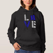 Cornhole Corn Hole LOVE Hoodie (Vorderseite)