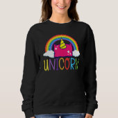 Cornhole Corn Hole Unicorn Sweatshirt (Vorderseite)