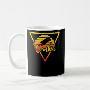 Cornhole Cornhole Hole Vintag Retro Kaffeetasse