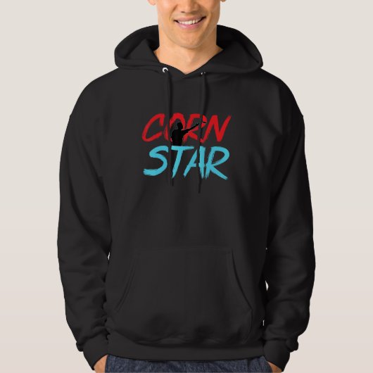 Cornhole Cornhole Spieler Champion Team Hoodie (Vorderseite)