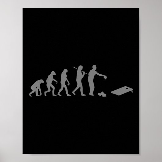 Cornhole-Design für Männer Frauen Kinder Cornhole- Poster (Vorne)