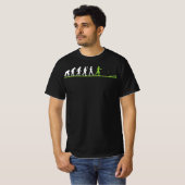 Cornhole Evolution Funny Corner Hole Geschenk T-Shirt (Vorne ganz)
