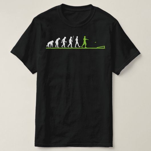 Cornhole Evolution Funny Corner Hole Geschenk T-Shirt (Design vorne)