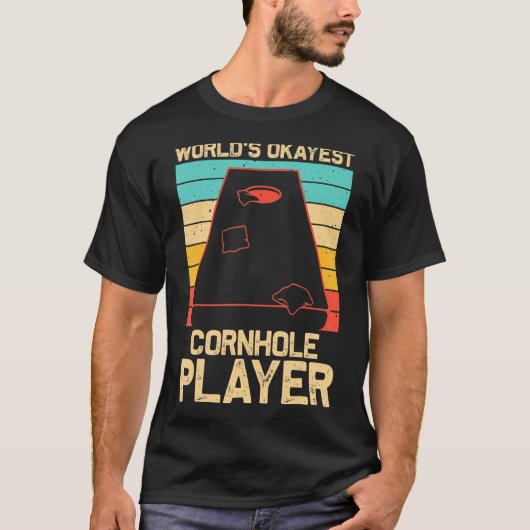 Cornhole for Men Frauen Beag Toss Spieler T-Shirt (Vorderseite)