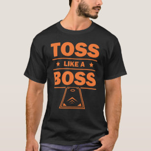 Cornhole for Men Women Beag Toss Game Player _ T-Shirt
