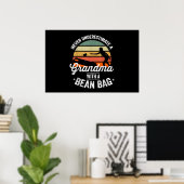 Cornhole Funny Bean Bag Grandma 4th of July Poster (Heimbüro)
