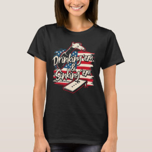Cornhole für Männer, die im vierten Ju. T-Shirt