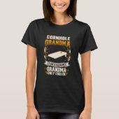 Cornhole Großmutter-regelmäßige Großmutter nur T-Shirt (Vorderseite)