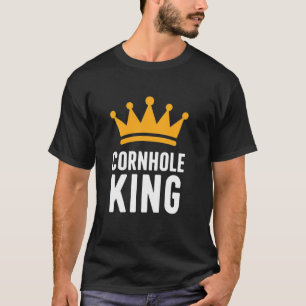 Cornhole-König Lustiger Cornhole-Fan T-Shirt